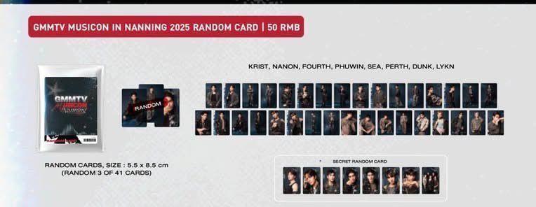[USED] Krist Random Cards (4 Cards) KristSingto GMMTV