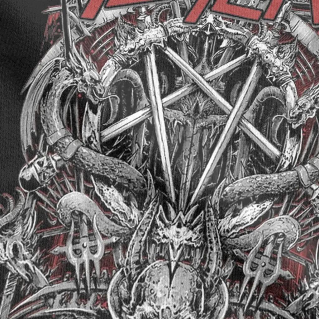 Vintage 1980s Metal Band Slayer Trash Metal T-Shirt Men O Neck Cotton T Shirt Short Sleeve Tees Plus Size Tops