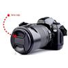 Camera Lens Cover Black ABS Protective Universal 58mm Front Lens Cover for Replacement