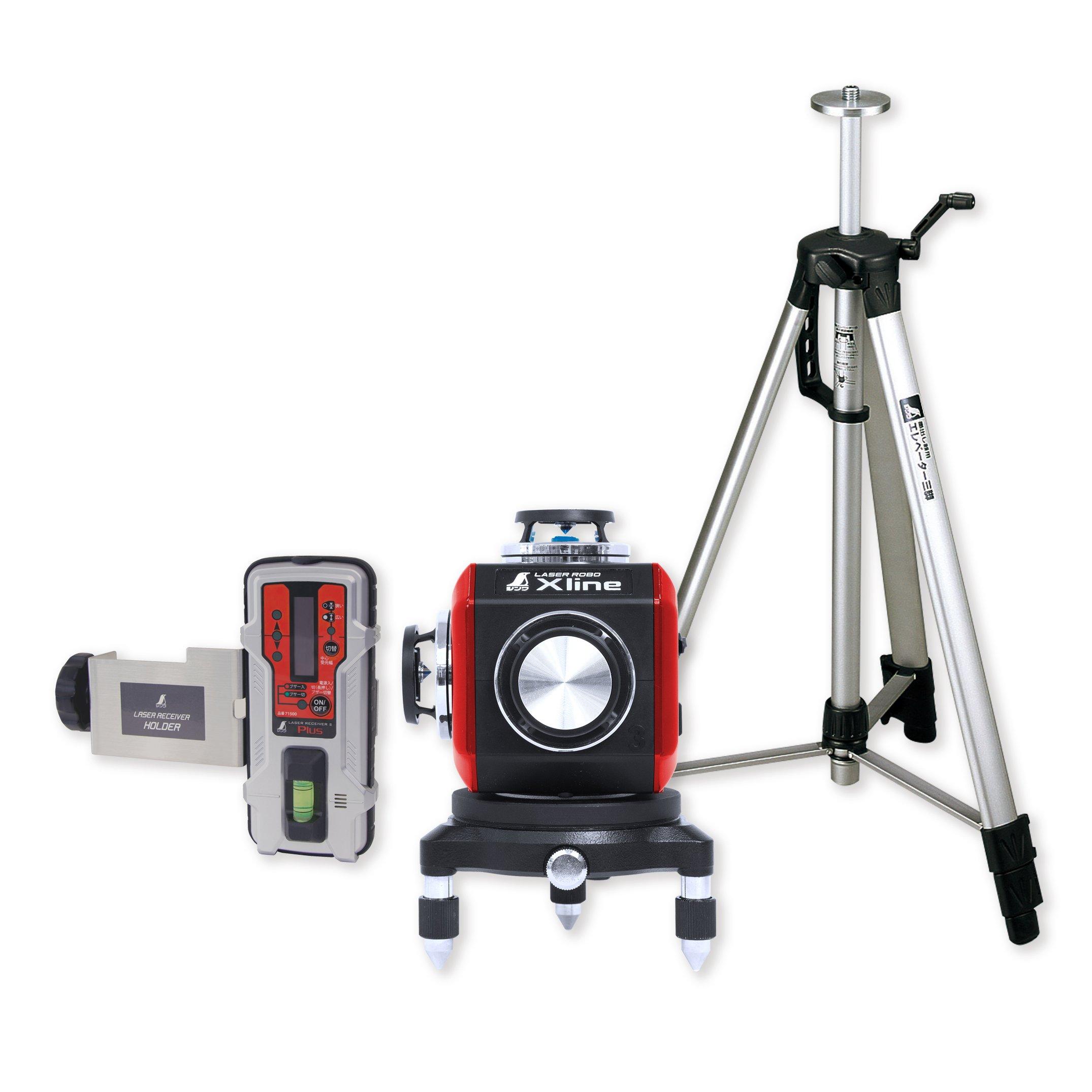 

Shinwa Sokutei Laser Marker LASER ROBO Red Set 71617 X-Line Receiver/Tripod