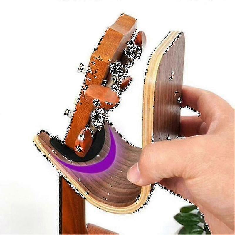 Guitar Wall Mount Hanger Unique Bent Wood Design