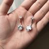 Körperschmuck aus Edelstahl Zirkon Bauchnabelpiercing Geschenk Herz Bauchnabelpiercing Damen