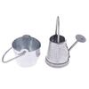 2Pcs/Set 1:12 Dollhouse Miniature Metal Water Bucket Kettle Model Furniture Toys
