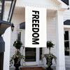 Yousheng Freedom Flag Garden Charlie Banner with Grommets Outdoor Fade-Resistant Patriotic Flag for Deck Patio Porch Backyard Decoration