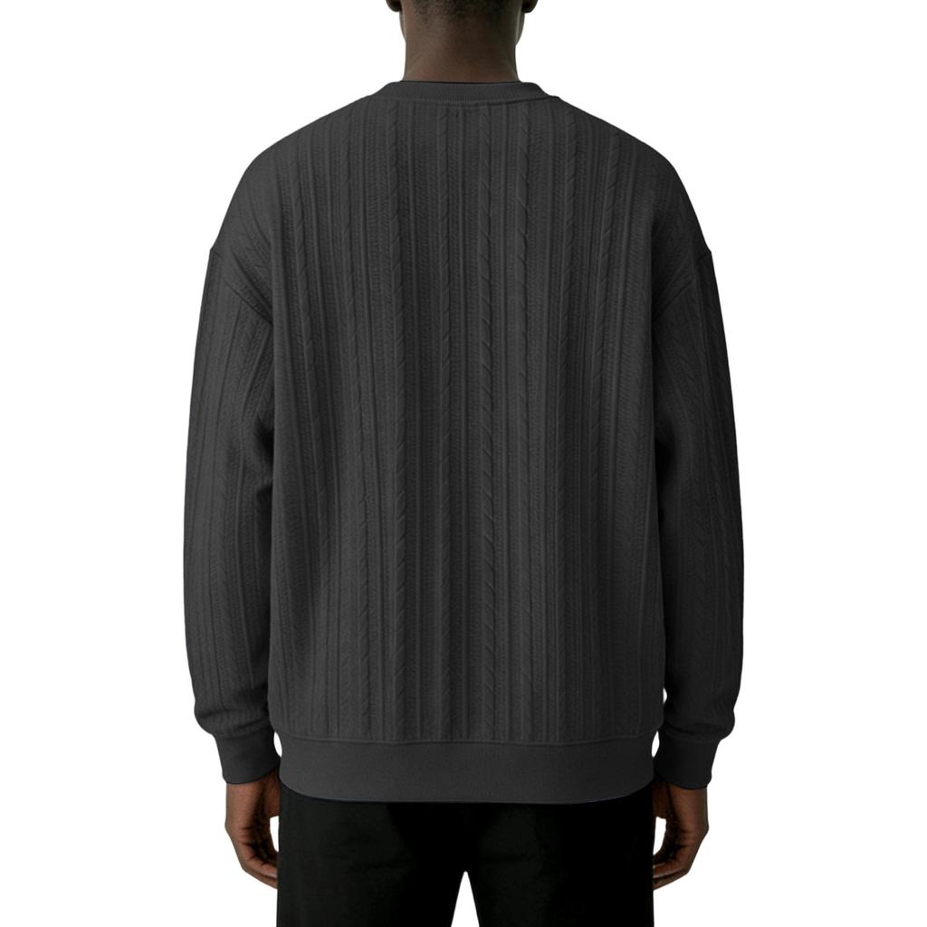 Herrar Fritid Rund Hals Halv Dragkedja Tryck Långärmad Hoodie