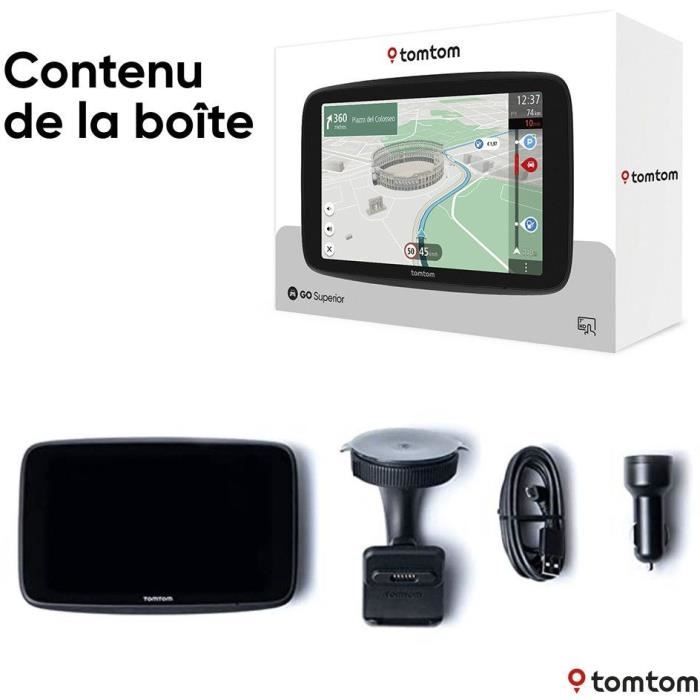 TomTom - GO Superior 7 - GPS do auta - 7 palců - TomTom Traffic - 2 roky prémiových služeb v ceně - Mapa světa