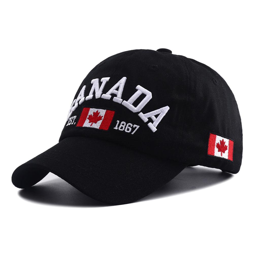 Sports Outdoor Adjustable Style Street Urban Hop Hip Bone Snapback Cap Baseball Stitching Embroidered Flag Canada New Brand Latest Fresh Hats For