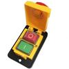 Three-Phase Electromagnetic Emergency Stop Switch with DZ05 Model 7 Pins 400V Rating and IP55 Protection