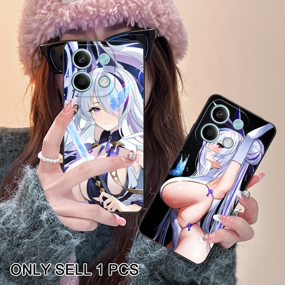 Azur Lane Unzen Matte TPU Mobile Phone Case for Xiaomi Redmi Note 14 13 12 11 S Pro Plus 4G 5G Colorful Printing Cover