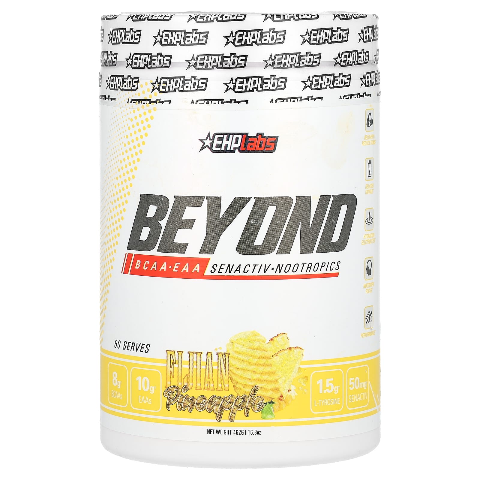 

EHPlabs, Beyond, BCAA + EAA, Fiji Pineapple, 16.3 oz (462 g)