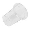 Coffee Ground Dosing Cup PC Antistatic Transparent Coffee Powder Feeder Dosing Cup for Portafilter Basket