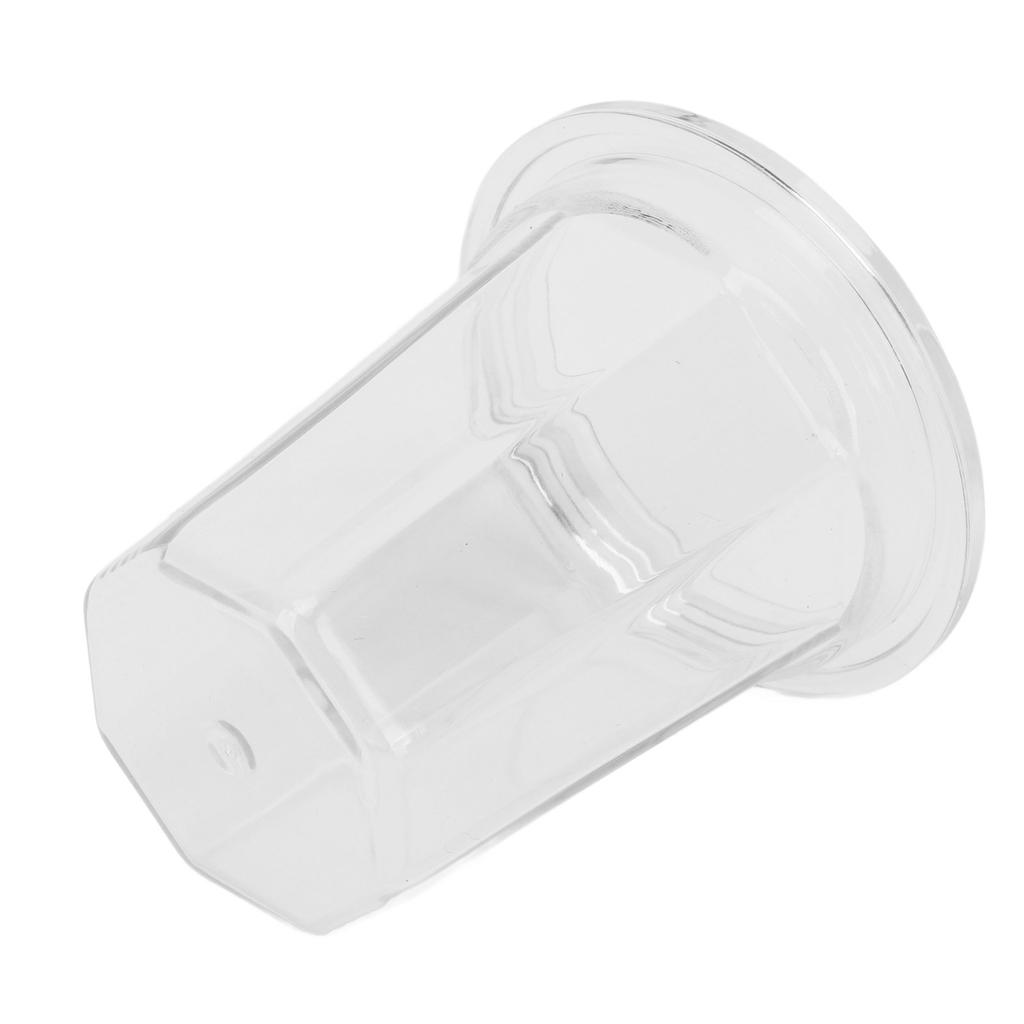 Coffee Ground Dosing Cup PC Antistatic Transparent Coffee Powder Feeder Dosing Cup for Portafilter Basket