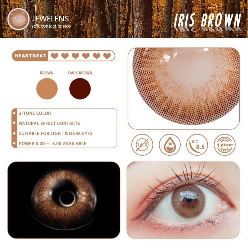 Colored Contact Lenses JeweLens 2pcs Iris Series