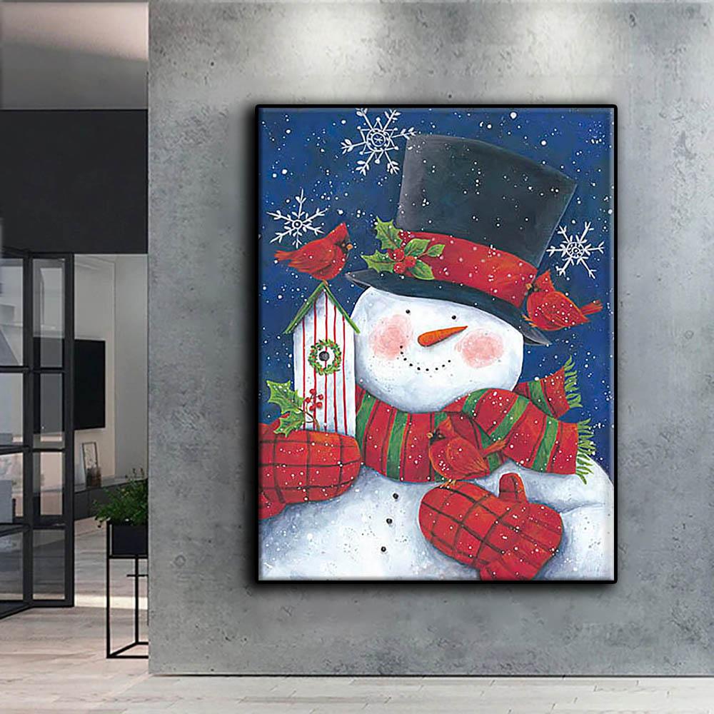 5D Diamond Painting Christmas Tree Santa Snowman DIY Diamond Embroidery Rhinestone Home Decoration