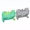 5/10Pcs Pt2.5 Din Rail Spring Terminal Block Pt2.5-Pe Terminal End Cover D-Pt2.5 Jumper Bar Fbs10-5 Tool-Free Wiringee Wiring