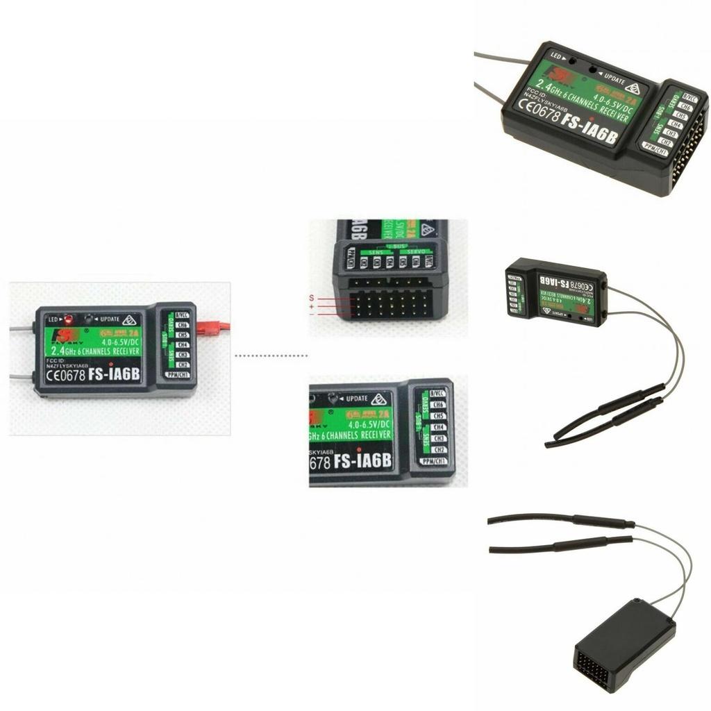 Flyskyt6 I6 2.4g Fs-ia6b6 Receiver For Rc Model Plastic Material 6 Channel Controller