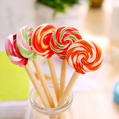 Niedlicher Lollipop-Kugelschreiber im Bonbon-Stil, Kawaii-Kugelschreiber für Schule, Schreibwaren, Büro
