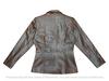 Classic Blazer Women's Lambskin Leather Casual Brown Genuine Stylish Handmade
