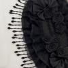 Elegant Gothic Widows Hat Handmade Lace Detailing Perfect for Cosplay Costume Accessories Stage Performances
