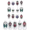 Krásný Butterfly Lustr Petal Nail Art Sticker Water Transfer Decal Manicure