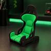 Universal Smartphone Support Racing Seat Shape Phone Holder for Desk, Cool Style Desktop Mobile Stable Stand, Compact Decorative 3D Printed Small Car
