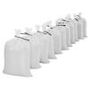 Empty Sandbags, 200 Packs 40 X 66 Cm, Heavy Duty Sand Bags Sacks with Ties, 22.6kg Capacity Woven Polypropylene Sandbags, Tear-Resistant &