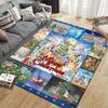 1 Stück Mickey-und-Minnie Teppich, Teppichboden, Schlafzimmer und Spielzimmer, Langlebig, Fleckenabweisend und Leicht zu Reinigen, Wohnzimmer