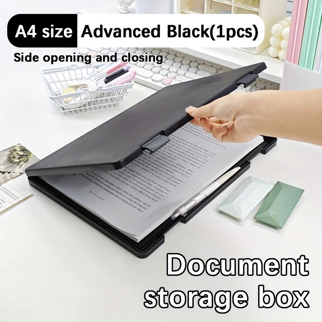 Multi-Functional File Holder, Writing Pad, Document Clip, Test Paper Organizer, and Contract Storage for Office Supplies