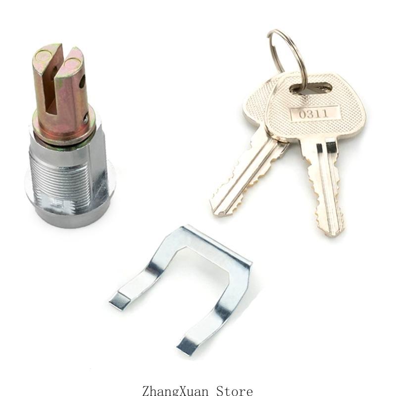 

Craftsmen Tool Box Lock Replacement Cabinet Insert Linkage Tool Box Lock with Keys 180° Rotation Unlocking Drawer Lock 3XUF CN