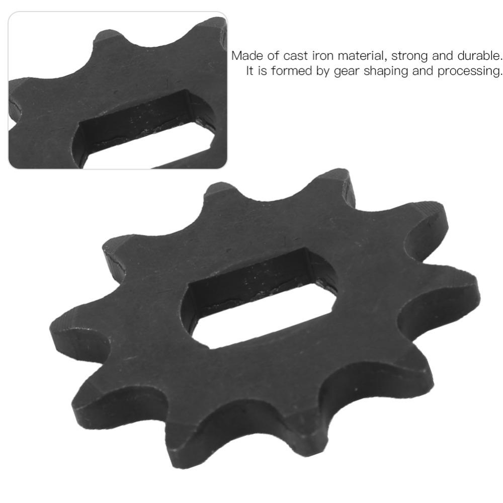 10/14 Teeth Cast Iron Sprocket Heavy Duty Chain Sprocket Durable Motor Sprocket  E-Bike