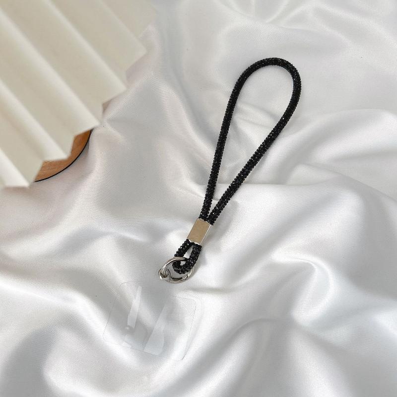 

Fashion Glitter Rhinestone Phone Lanyard Diamond Crystal Phone Wrist Straps Keychain Hanging Anti-Lost Rope A3