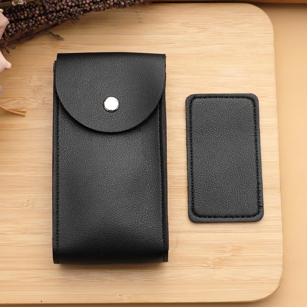 Brown Watch Bag Organizer Watch Accessories Anti-Dust Gift Bag Flannelette and Leather Bags for Jewelry Watch Storage Gift Bags
