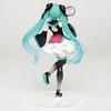 Hatsune Miku Anime Girl Figures Chinese Style Cheongsam Standing Posture with a Fan In Hand Figurines Doll Model Kids Toys Gifts