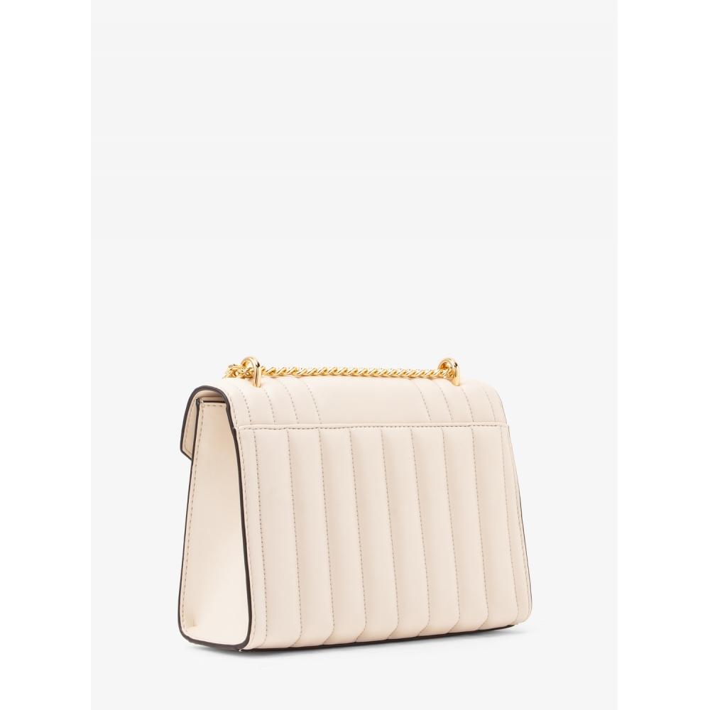 Michael Kors Whitney Geantă de Umăr cu Lanț cu Clapă Medie 35r4gwhl6u2171 Crem Deschis