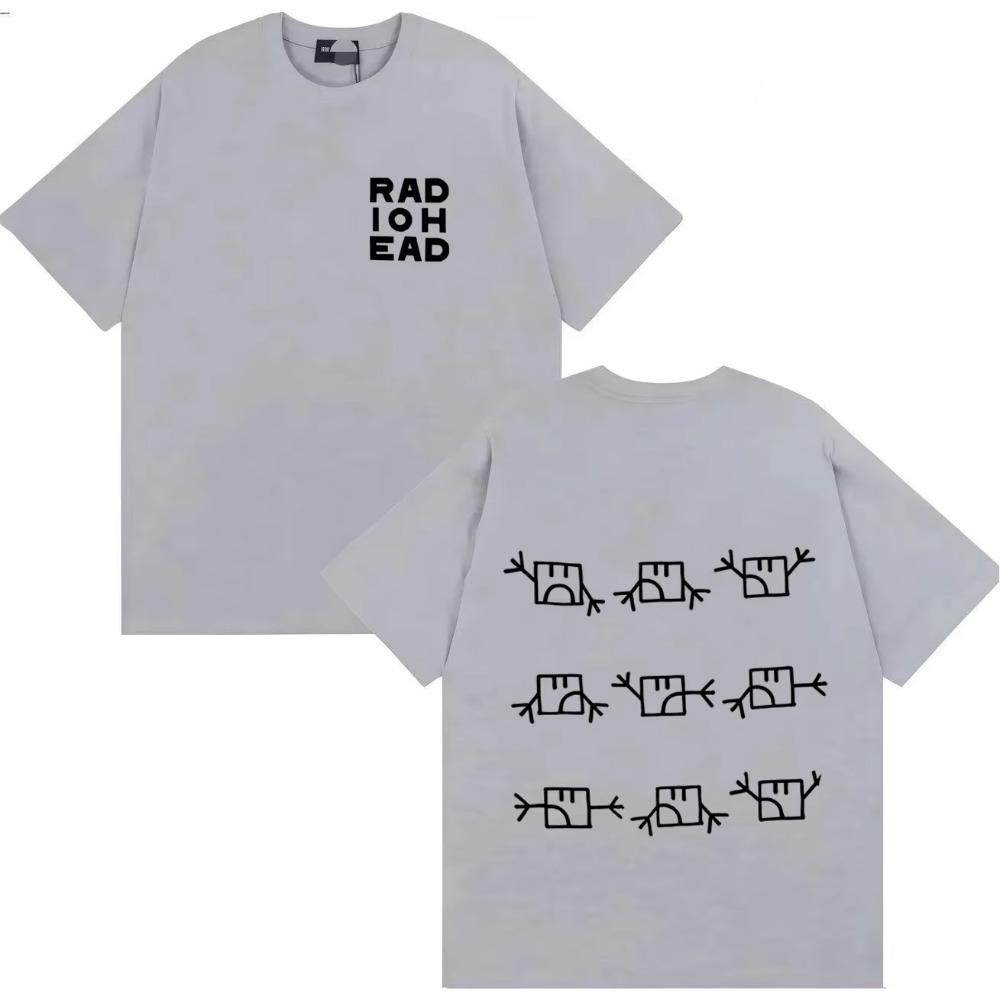 

Radiohead Tour Merch Fashion Graphic T Shirt Men s Women Short Sleeve Harajuku T-shrit Oversized Cozy Tees Teenagers 3XL