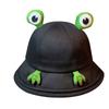 Cute and sweet frog-eye fisherman hat for women and children, suitable for outdoor trips, sun protection, makes the face look smaller, sun-shading