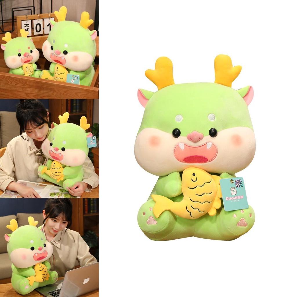 2024 Year Of The Dragon Plush Toy Good Luck Dragon Doll Wholesale New Year Gift