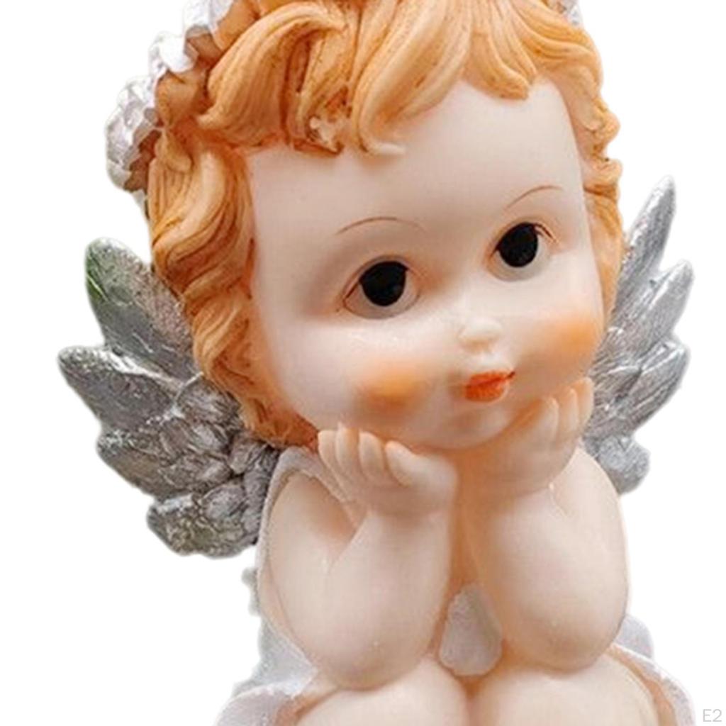 Figurine Statue Cherub Sculpture Home Decoration