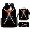 Popular Animation Backpack Student Schoolbag Boys Messenger Bag Girls Pencil Case