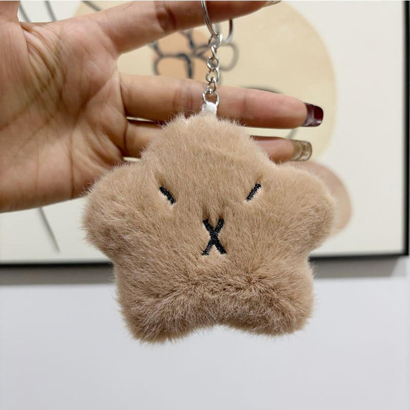 Adorable Mini Capybara Stuffed Animal Keychain Plush Toy Cute Backpack Charm