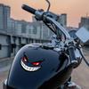 Devil Eyes Smile Car Motorcycle Stickers Helmet Fairing Rear Window Decoration Decal Electric Car Motorcycle Reflective Stickers