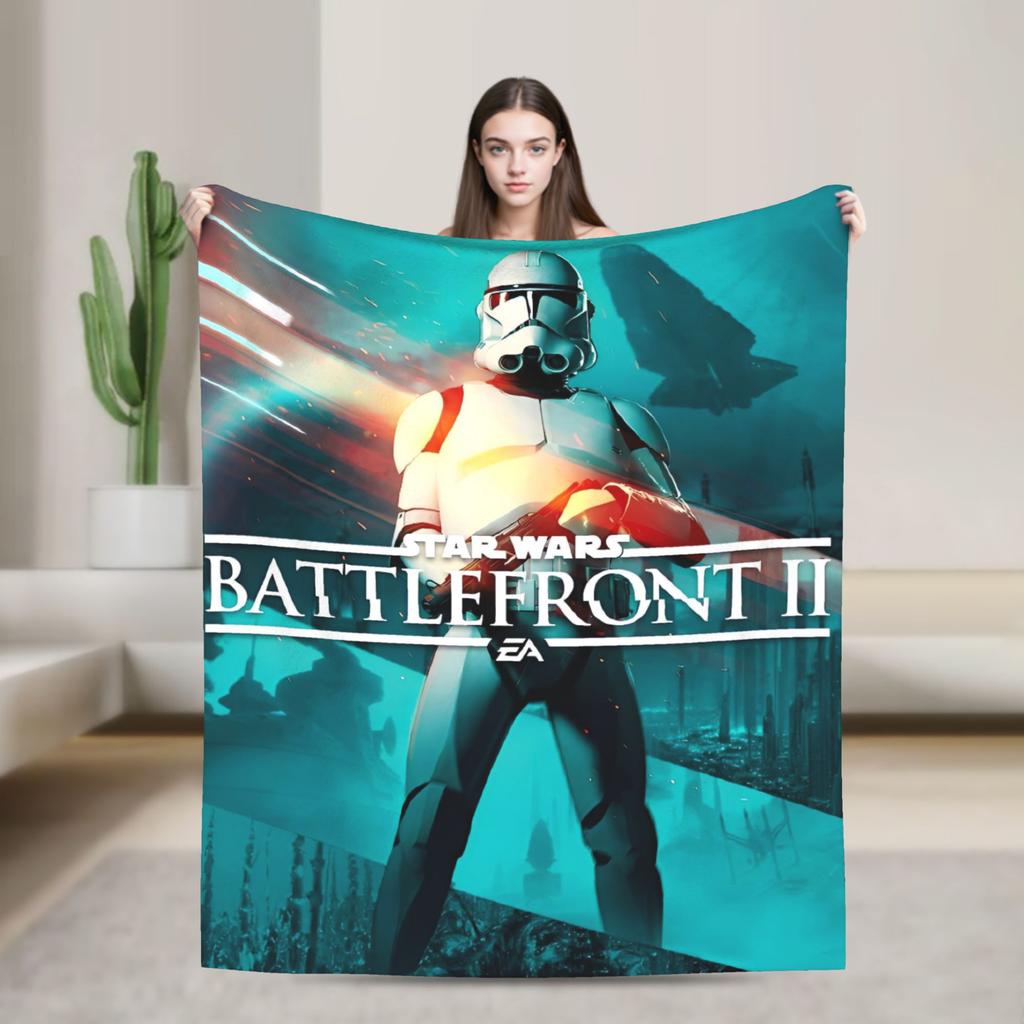 Battlefield 2042 Game Flannel Blanket  Soft Durable Throw Blanket for Home Decor Travel Funny Bedspread Sofa Bed Cover