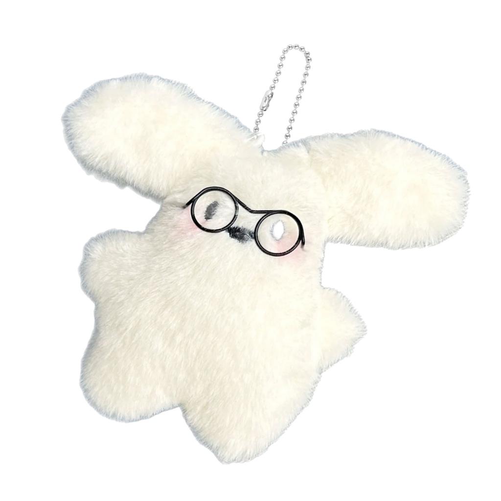 Dog Plush Pendant Bag Backpack Decors Soft Fabric Keyrings Plush Keychain Pendant Suitable for Backpacks and Keys