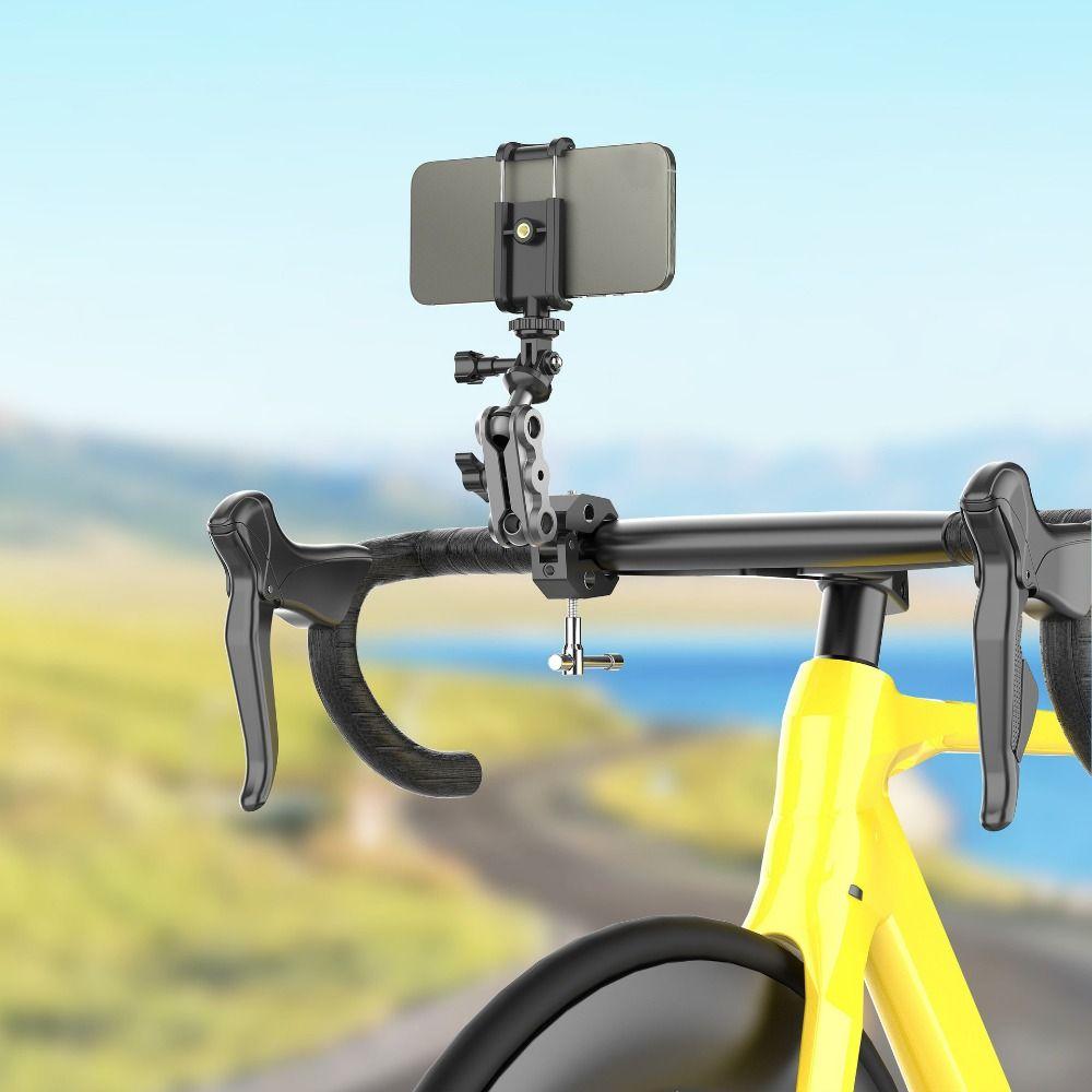 Adjustable Camera Holder Universal 1/4" Screw Microphone Holder Universal Phone Holder Handlebar
