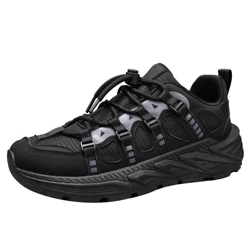 

Men s Outdoor Running Shoes Shoes Breathable Casual Sneakers Non Slip Soft Sports Shoes for Male Walking Shoes Plus Size 39-45 45 чёрный