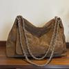 Sac décontracté en polaire de daim grande capacité pour femme automne nouveau sac à bandoulière à chaîne sac de travail sac fourre-tout