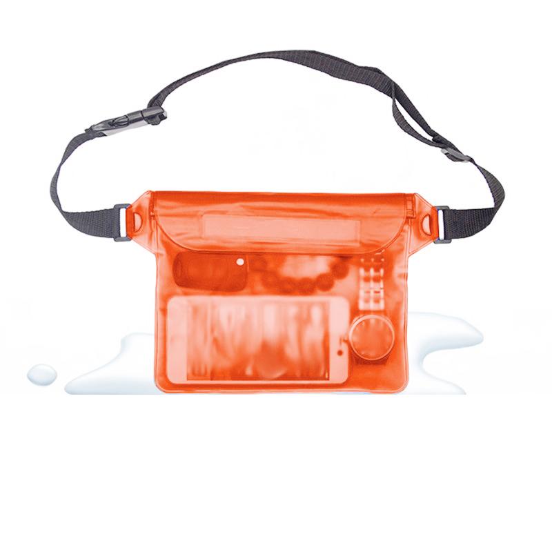 Waterproof Swimming Diving Bag PVC Beach Drifting Diving Waist Pack Shoulder Bag Underwater Mobile Phone Case Outdoor Dry Bag