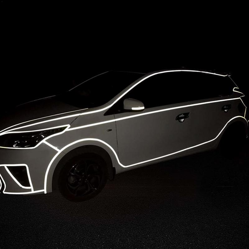 Reflektierende Streifen für Kleidung Reflektierende Streifenaufkleber Wasserdicht Hohe Sichtbarkeit Sicherheitswarnband Sicherheitsmarkierung Selbst