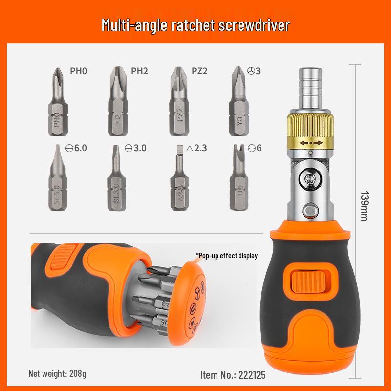 

Многофункциональный набор отверток: Крестовая, Шлицевая, Torx, Сильная магнитная, Многоугловая, Нестандартной формы