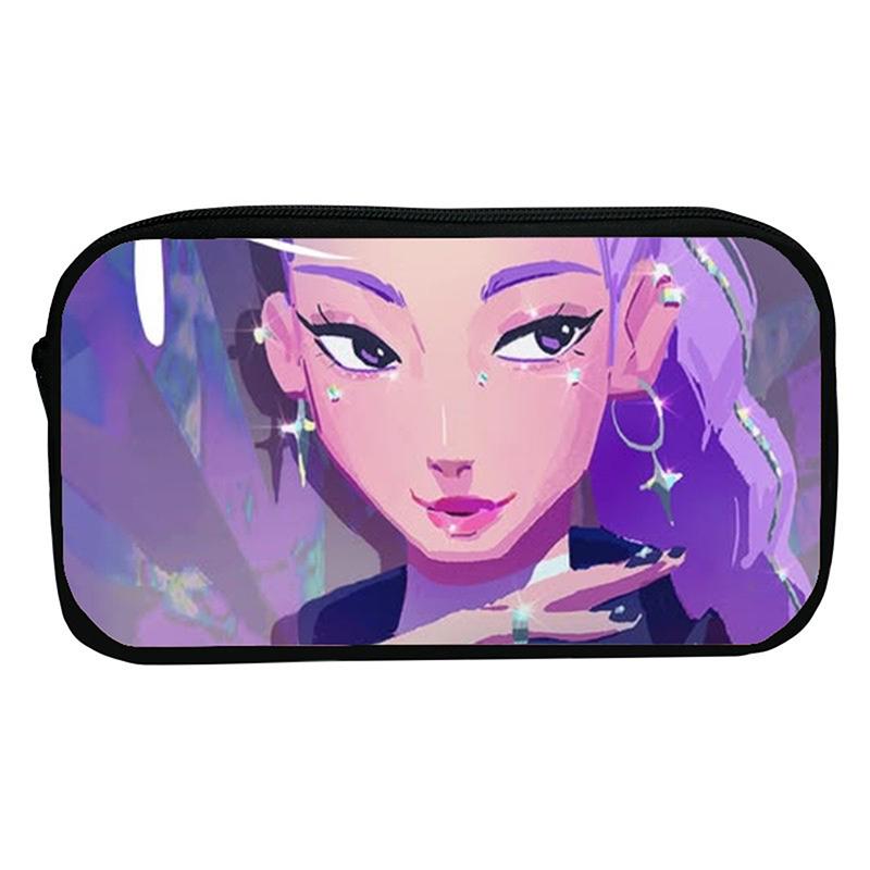 Kpop Łowcy Demonów Uczeń Piórnik Kreskówkowy Duża Pojemność Pudełko na Kredki Artykuły Papiernicze Torba do Przechowywania Kosmetyków dla Dziewczynki Prezenty